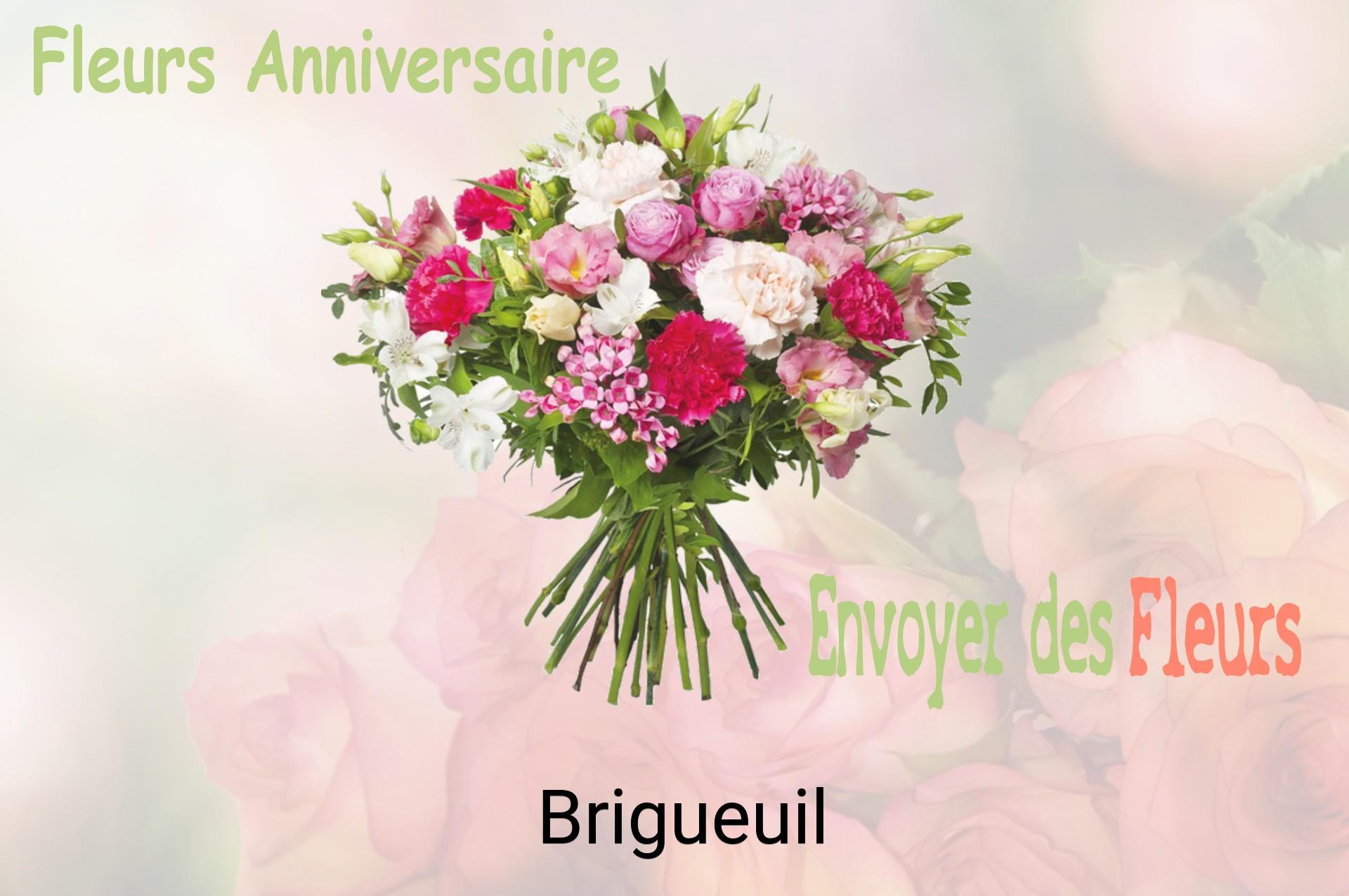 Bouquet de fleurs d’anniversaire livré à Brigueuil